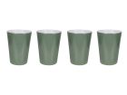 Bo-Camp Two-Tone set van 4 melamine bekers - Green