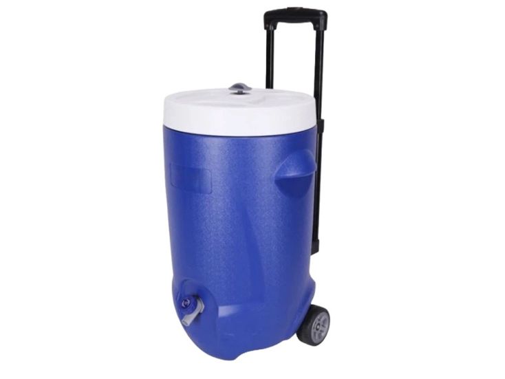 Steamy Cool 20 Roller Drankkoeler op wielen, 20L, Blauw