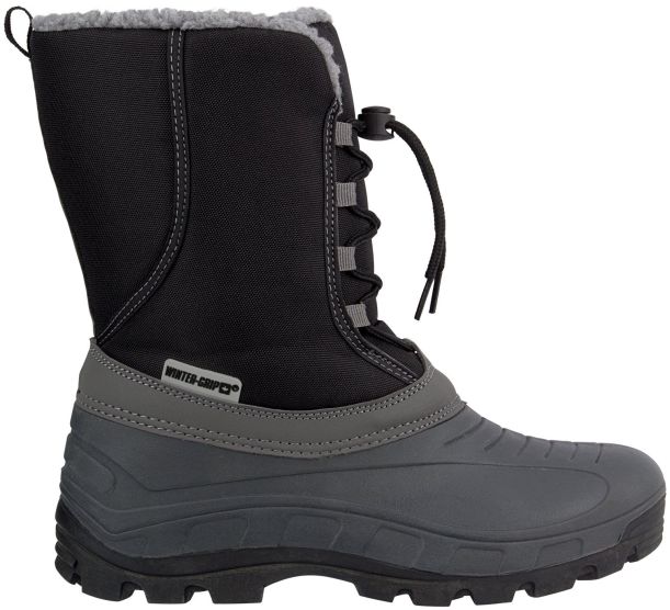 Winter-grip frosty snowboots - Zwart/Grijs