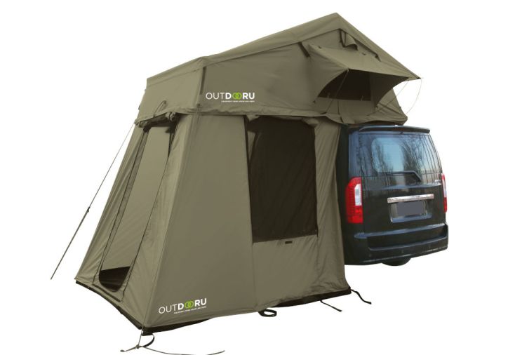 OutdoorU Family Plus 4 persoons daktent - Green