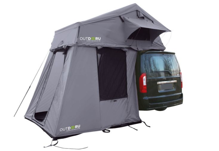 OutdoorU Family Plus 4++ personen  Daktent - Grijs