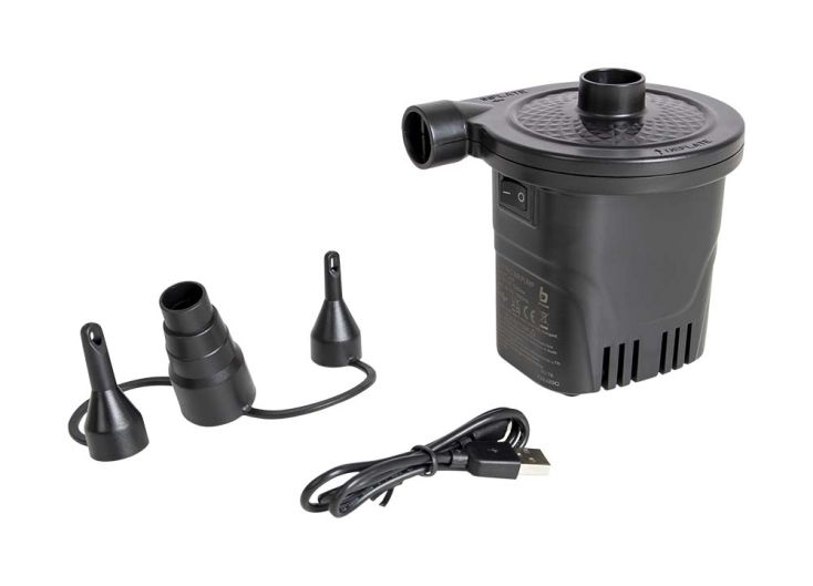 Bo-Camp USB 250 ltr/min elektrisch oplaadbare pomp