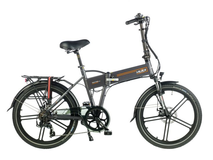 Lacros Trotter T400XL Matgrijs 13,6Ah elektrische vouwfiets