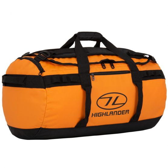 Highlander Storm Kitbag 65 oranje weekendtas