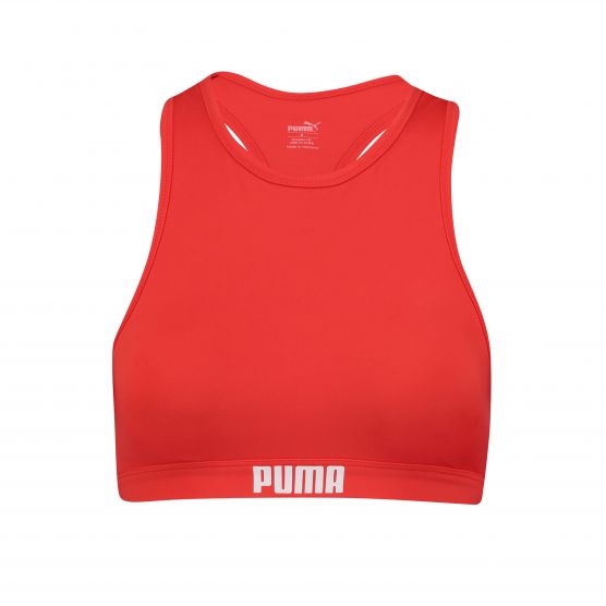 PUMA Racerback rode dames bikini top