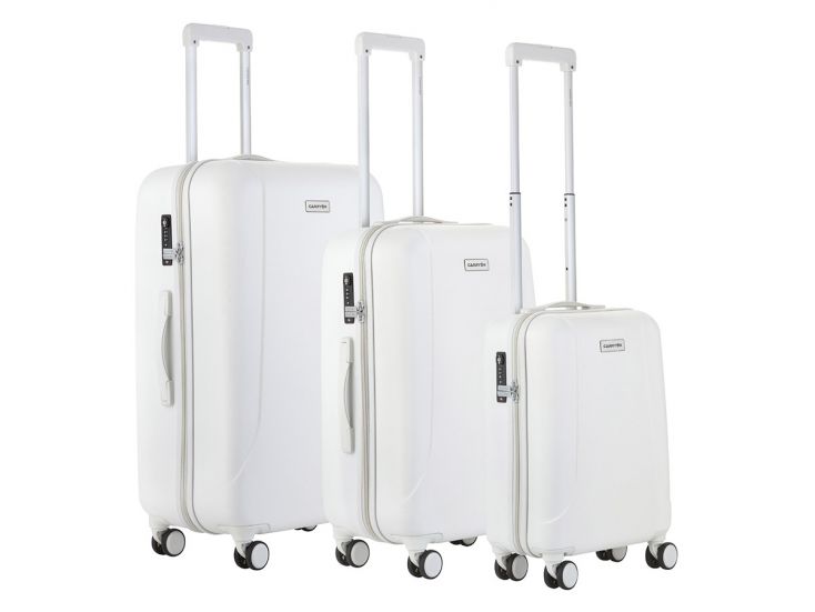 CarryOn Skyhopper 3-delige TSA kofferset - White