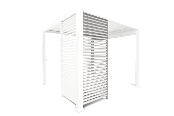 Novum Mirador 4M 123,5 x 238,25 Louvre Shutter Paneel - White