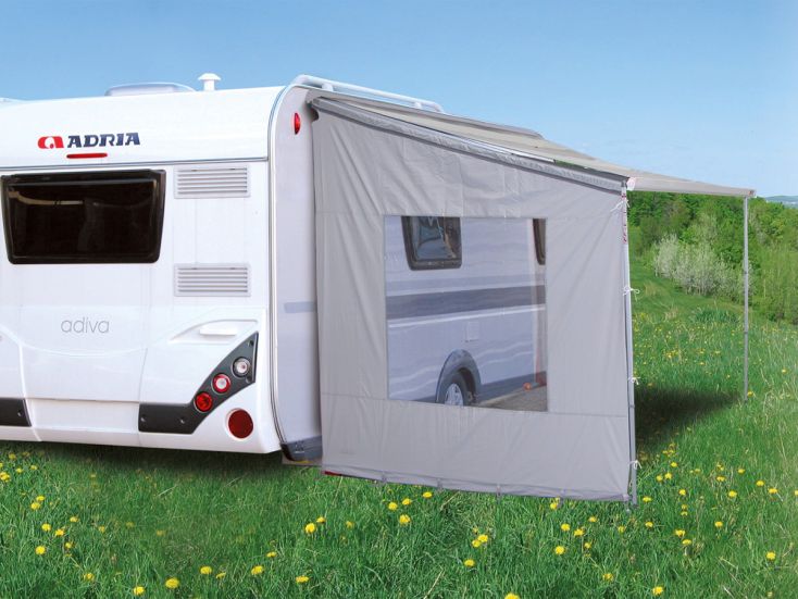 Eurotrail 212×180/230cm caravan zijwand met raam