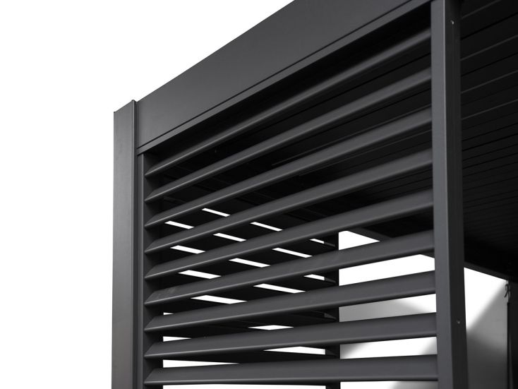 Novum Mirador 3M 93 x 238,25 Louvre Shutter Paneel - Black