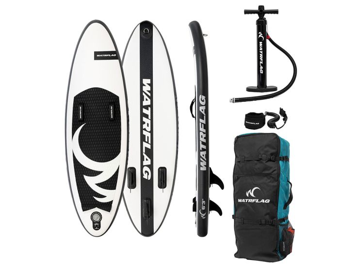 Watrflag Wave Rider 6'3" Opblaasbaar SUP-Wave-Body Board SET