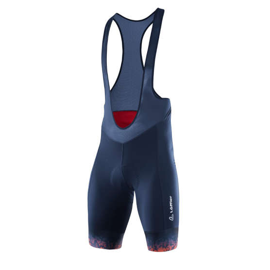 Loeffler Volare blauwe heren bibshort