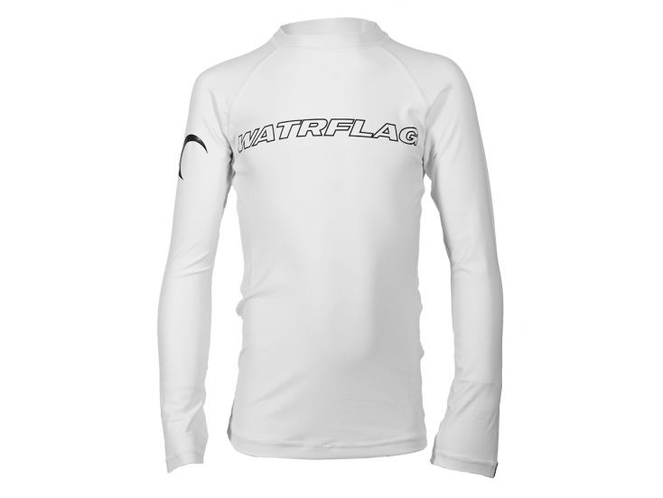 Watrflag Malaga lange mouw UPF 50+ White Kids Rashguard