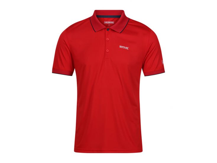 Regatta Remex II Danger Red Solid heren polo