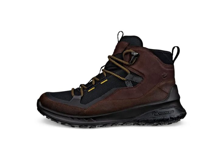 Ecco Ult-trn Mid WP heren wandelschoenen - Mocha/Black