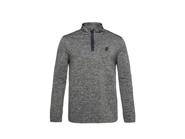 Protest Rewill Dark Grey Melee heren 1/4 zip top