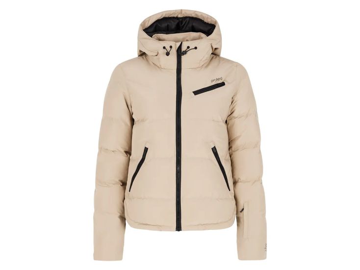 Protest Prtlucid dames ski jas - BambooBeige