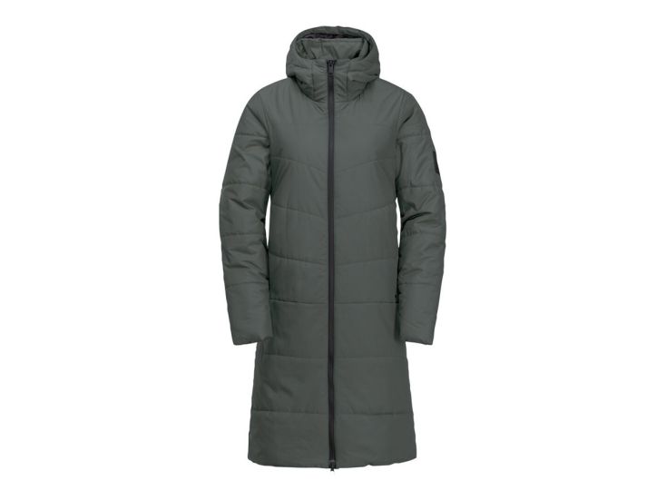 Jack Wolfskin Deutzer dames winterjas - Slate Green