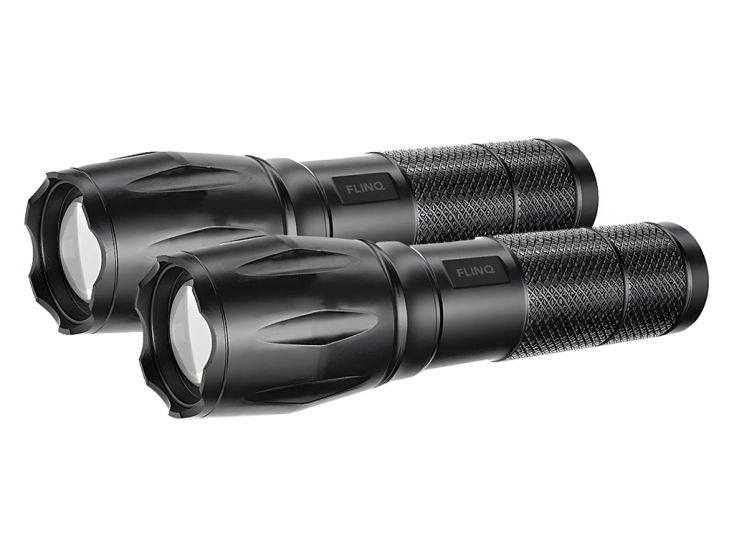 Flinq Military Flashlight zaklamp - 2-pack