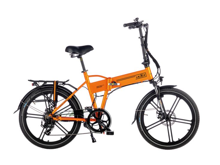 Lacros Trotter T400XL Mat oranje 13,6Ah elektrische vouwfiets