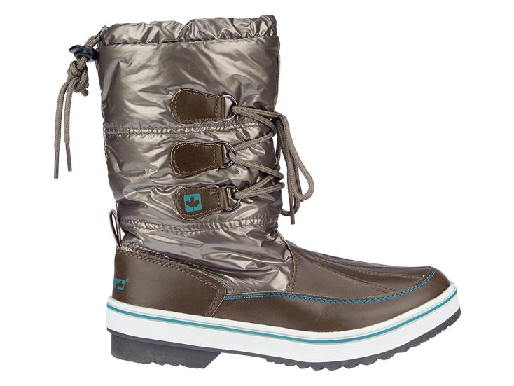 Winter-grip glossed trotter II SR snowboots - Donker taupe