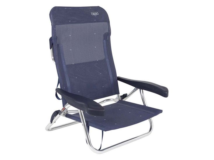 Crespo AL-221 Dark Blue strandstoel