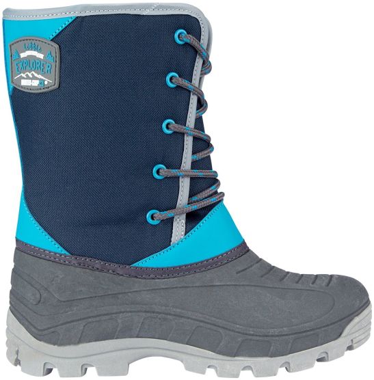 Winter-grip northern hiker snowboots Jr - Donkerblauw/Blauw