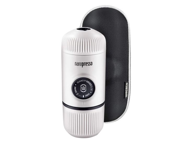 Wacaco Nanopresso draagbare espressomachine met hoes - White