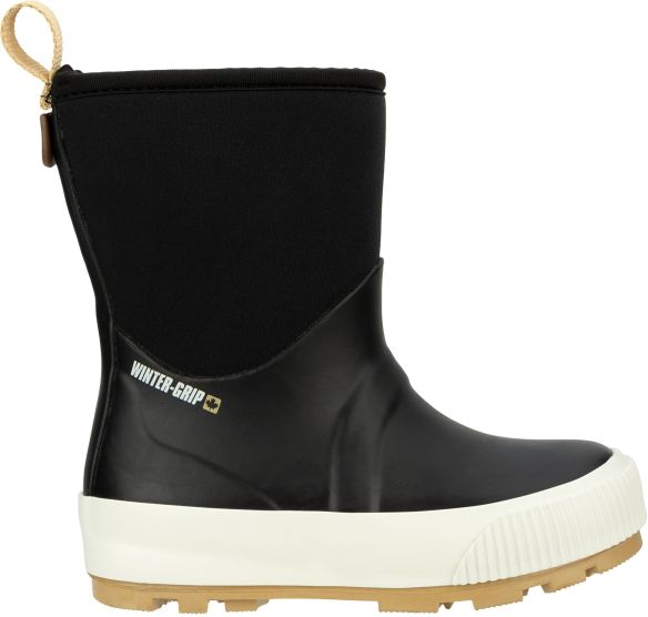 Winter-grip Neo Welly snowboots Jr  - Zwart/Beige