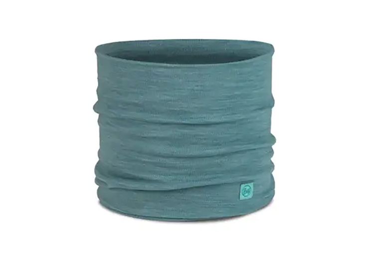 Buff Merino Heavyweight nekwarmer - Solid Pool