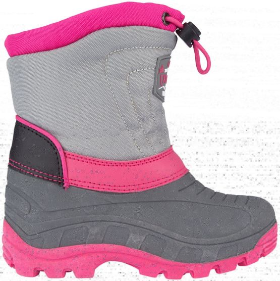 Winter-grip northern flicka snowboots Jr - Antraciet/Grijs