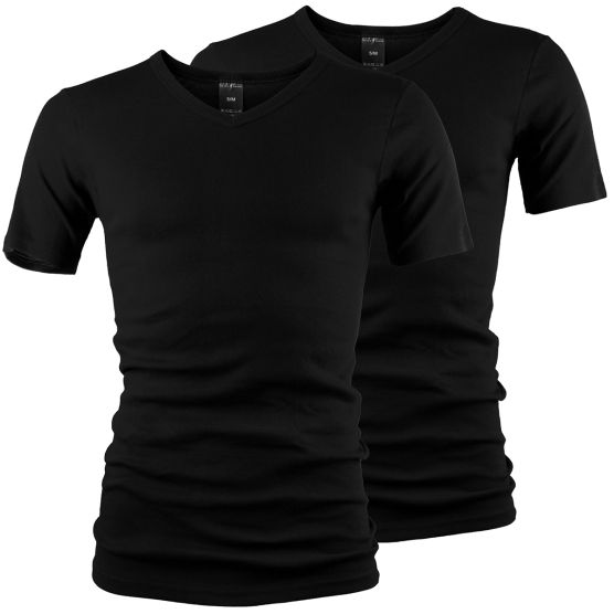 Black Snake Classic Heren T-shirt met V-hals