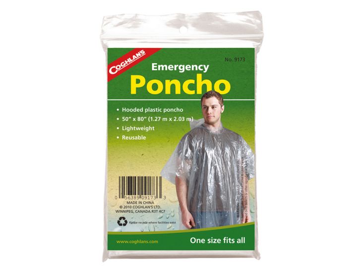 Coghlan's transparante nood poncho