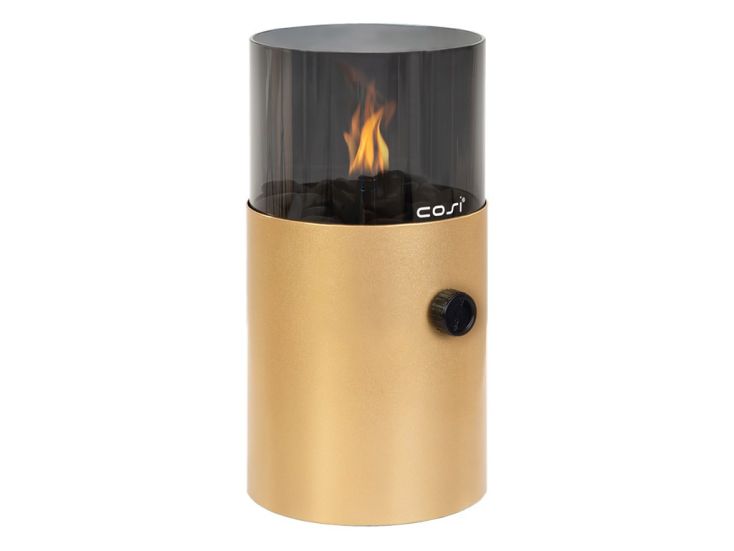 Cosi Fires Cosiscoop Original Gold Smoked Glass gaslantaarn