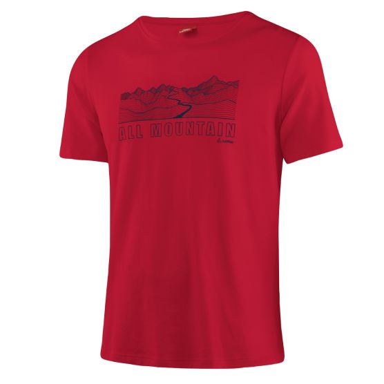 Löffler M All Mountain Transtex® rood korte mouwen shirt