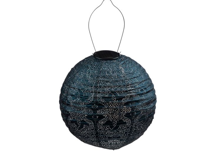 Lumiz Marrakesh Round 30 solar lampion - Dark blue