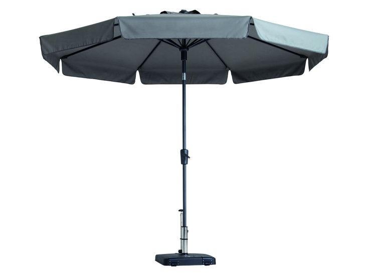 Madison Flores 300 cm parasol - Light grey