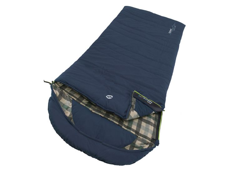 Outwell Camper Lux Deep Blue slaapzak - rechts