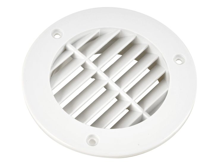 Ventilatierooster met lamellen