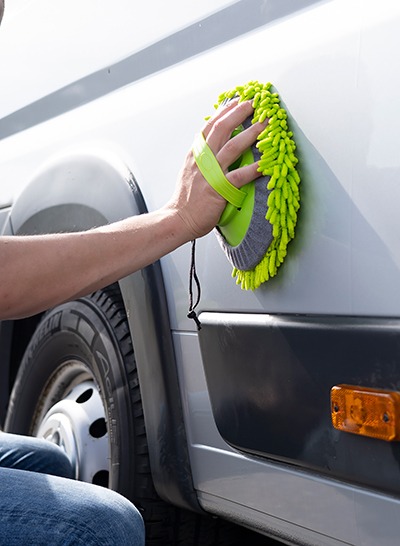 camper wassen